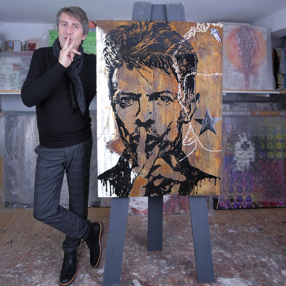 Lungötz, Künstler, Maler, Artist,  Salzburg, Atelier,  David Bowie