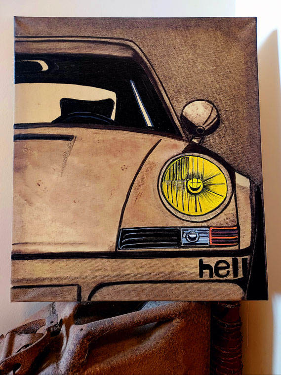 Mike Vandenhende artiste peintre designer porsche, 911, carrera, draw, sketch, black, white, smoking dandy, art, fine art, spyder, outlaw, rwb, speedster, targa, 