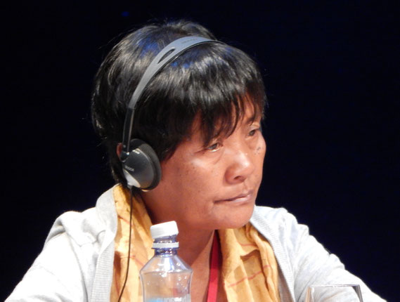 Celia Veloso (Philippinen), Mutter von Mary Jane Veloso, die in Indonesien zum Tod verurteilt ist...