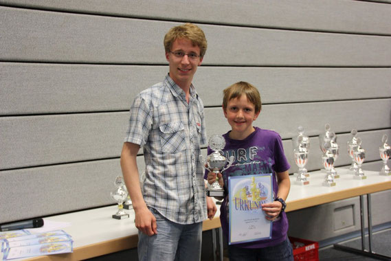 Uli Weller gewinnt die U10 und die Gesamtwertung U10