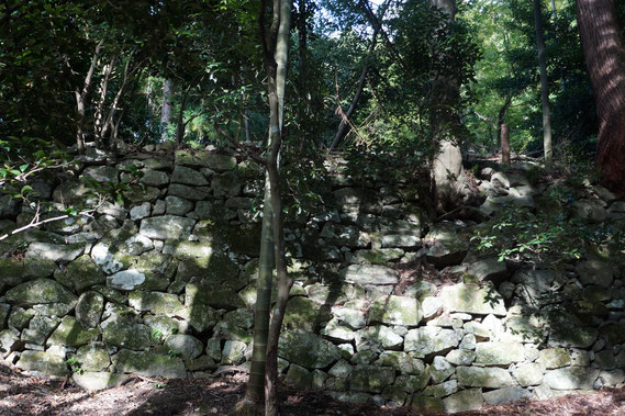 石垣４　城砦化された「百済寺城」の一部