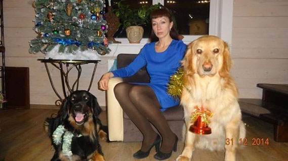 Jahreswechsel in Moskau! Happy new year Inessa, Benjamin and Bagheera!