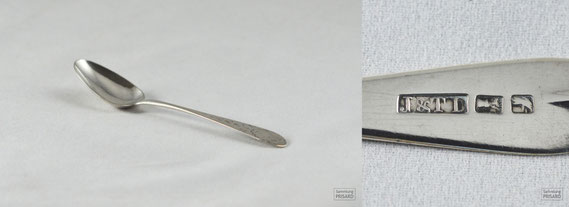 RES.18.011 Silberlöffel von Joseph und Teunis DuBois (New York, 1796) / © Sammlung PRISARD