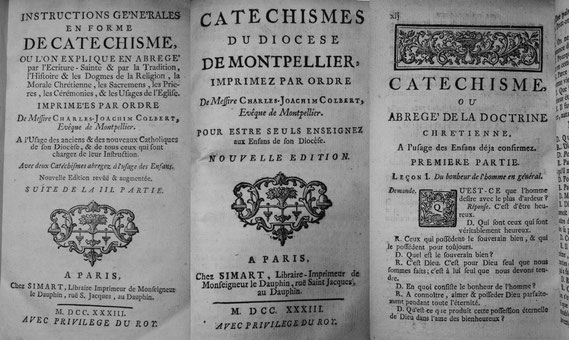 Colbert: Instructions générales en forme de Catéchisme / Catéchismes du Diocèse de Montpellier (Paris, 1733) / © Sammlung PRISARD