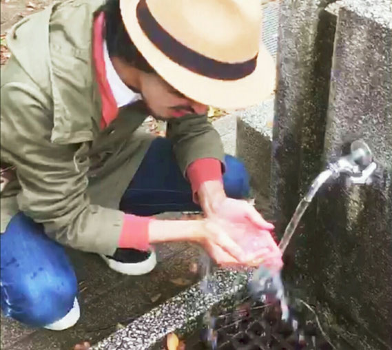 公園が似合う男