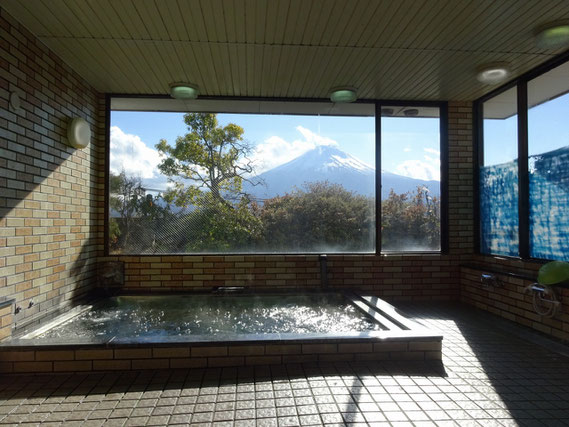 Fuji-san View from the Onsen Communal Bath