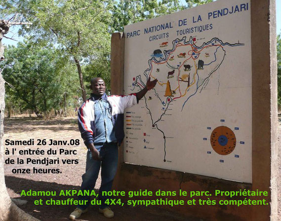 Commentaires utiles de Adamou AKPANA avant de rentrer dans le parc de la Pendjari. 489 KO.