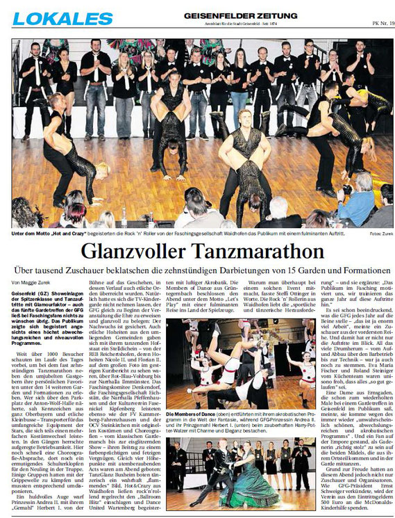 24.01.2017 Geisenfelder Zeitung, Maggie Zurek