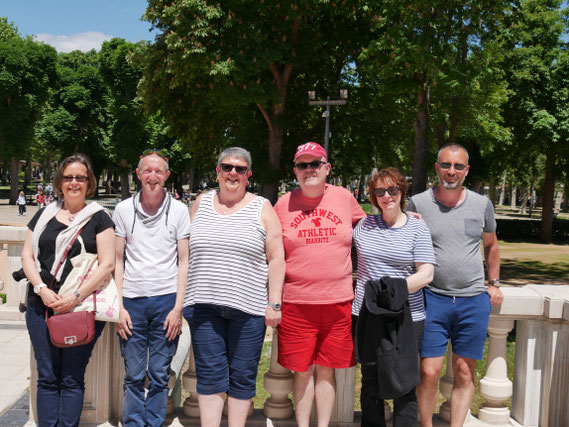 Christelle Meurdra, Yannick Hardy, Nathalie Lédé, Alain Hue, Marie-Hélène Gandy et Renaud Quédru