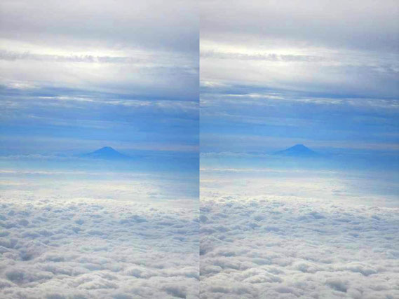 日本の自然美”富士山” 寄り目で見てね