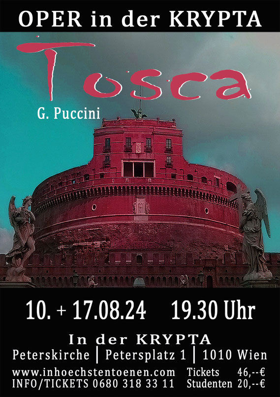 Tosca, Giacomo Puccini - Kammerversion  in der KRYPTA