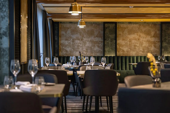 Fine Dining Restaurant an Bord ©Hurtigruten