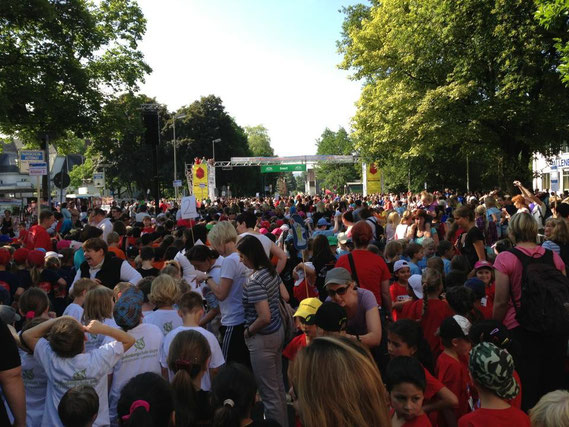 Start zum Schülerlauf