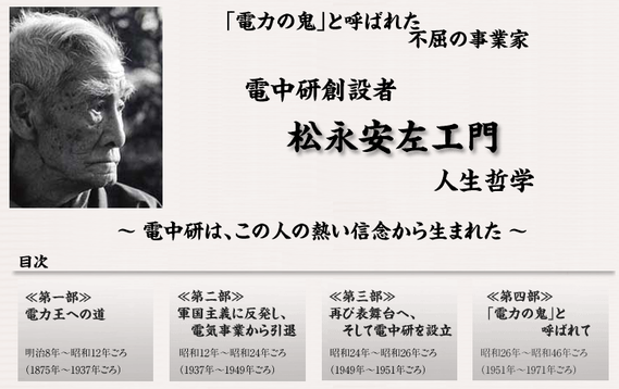 電中研創設者 松永安左衛門