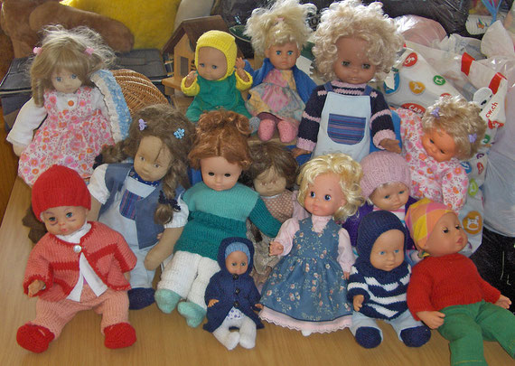 Pipistrellus Puppen warten im Lagerhaus...