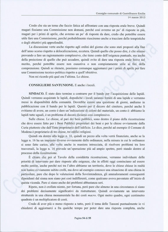 INTERROGAZIONE ORALE BREVE PAG.54
