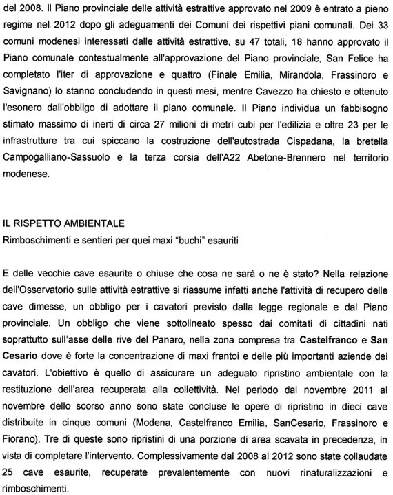 GAZZETTA DEL 12 GENNAIO 2013