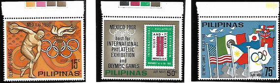 Olympic Summer Games 1968, EFIMEX, Philippines