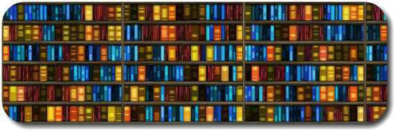 Bibliothèque mutlicolore