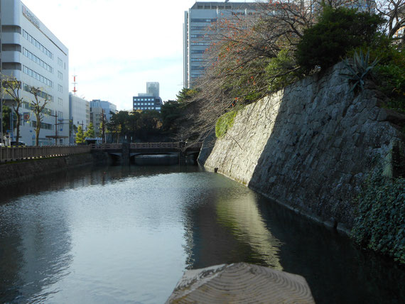 外掘りの現在の風景