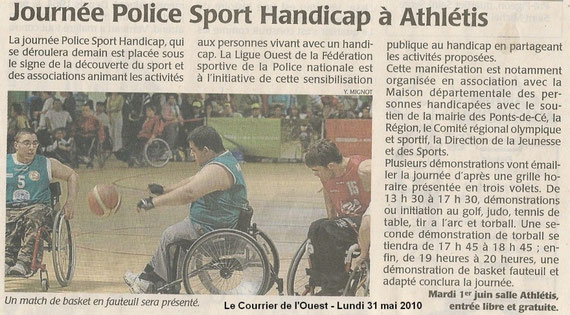 Le Courrier de l'Ouest (31/05/2010)