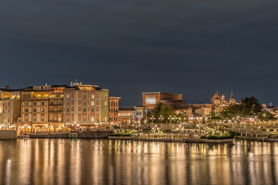 ディズニーシーの夜景