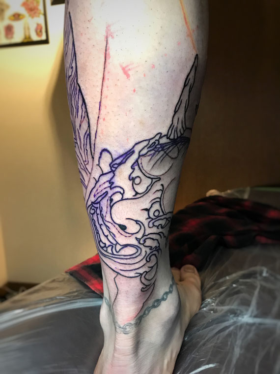 般若,刺青,タトゥー