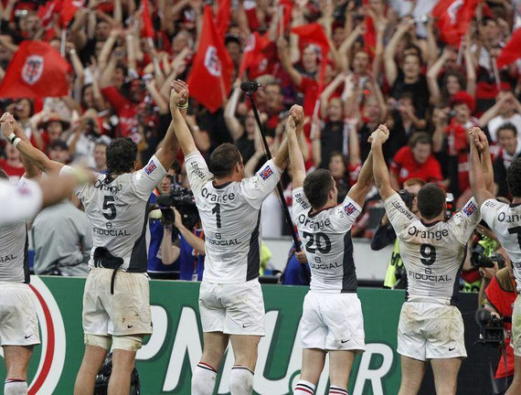 Ovation aux Supporters Toulousains