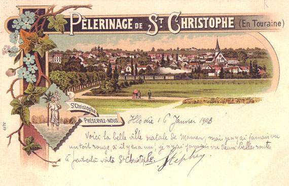 Carte postale expédiée en 1903