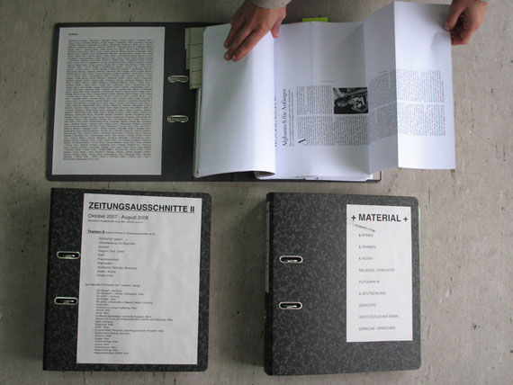 Die Sammlung ZEITUNGSAUSSCHNITTE & MATERIAL, Luitgard Eisenmeier