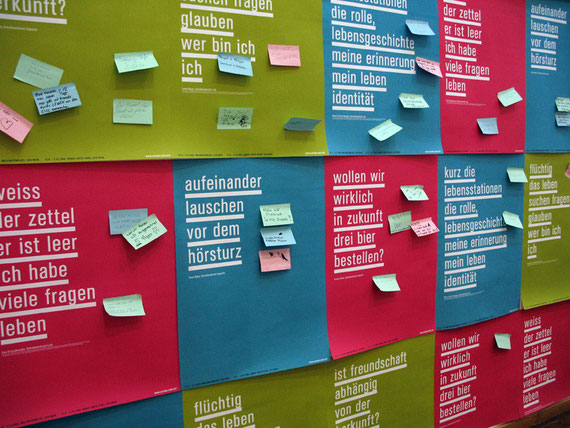 POST IT! Ausstellung über die Enstehung der Poster-Serie in Zusammenarbeit mit LEFÖ und AUGUSTIN, Hauptbücherei Wien