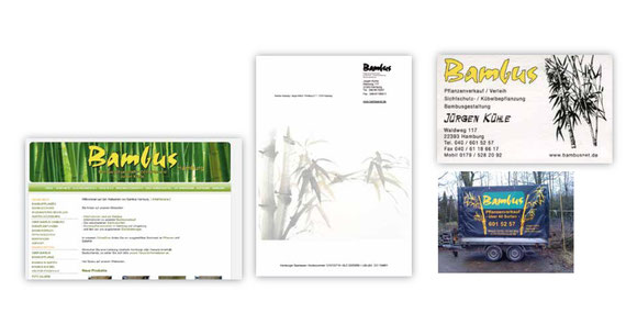 BAMBUS - Immergrün - Corporate Design - neues harmonisches Erscehinungsbild - DesignKis - 2009