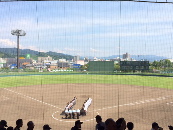 高校野球　滋賀県大会　さわやかな挨拶