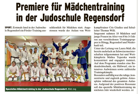 Mädchen Frauen Girls Training Kampfsport Judo Furttal Regensdorf, Höngg, Zürich, Niederhasli, Rümlang, Frauenpower