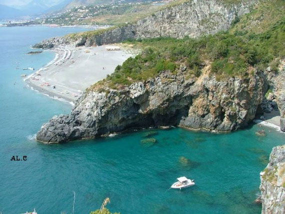 La riviera dei Cedri, veduta dall'alto