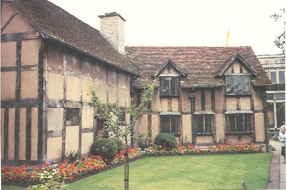 Shakespeare's birthplace in Stratford