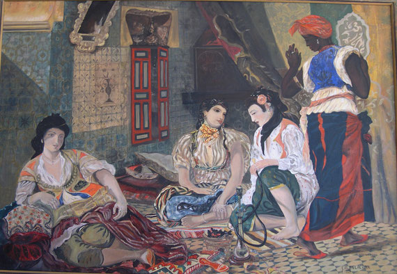 Femmes d'Alger dans leurs appartements Eugène Delacroix