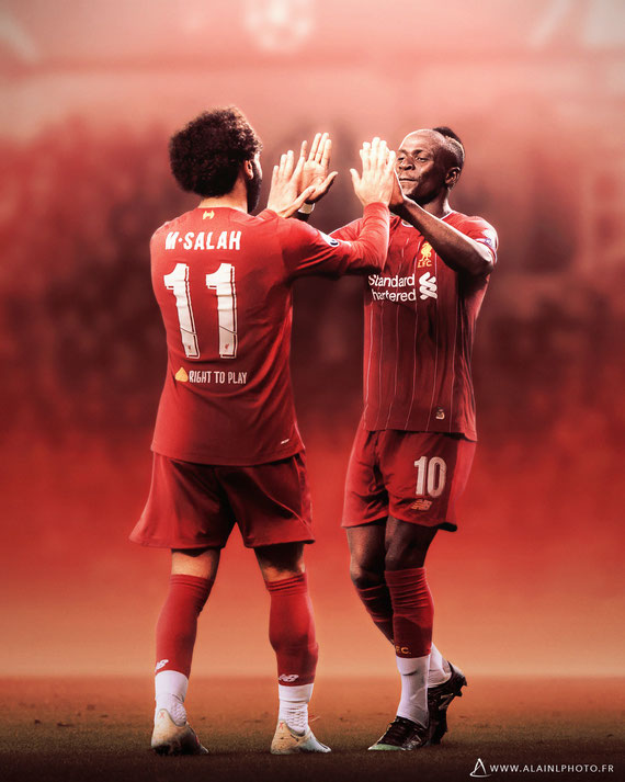Mohamed Salah et Sadio Mané - Liverpool
