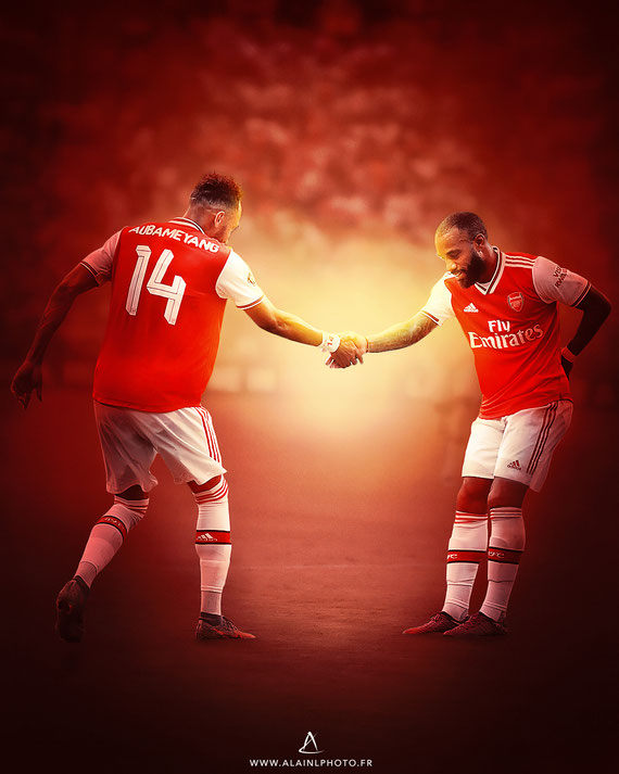 Pierre-Emerick Aubameyang et Alexandre Lacazette - Arsenal