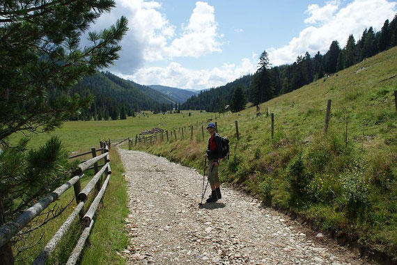 Der lange Weg zurück durchs Gurktal Richtung St. Lorenzen
