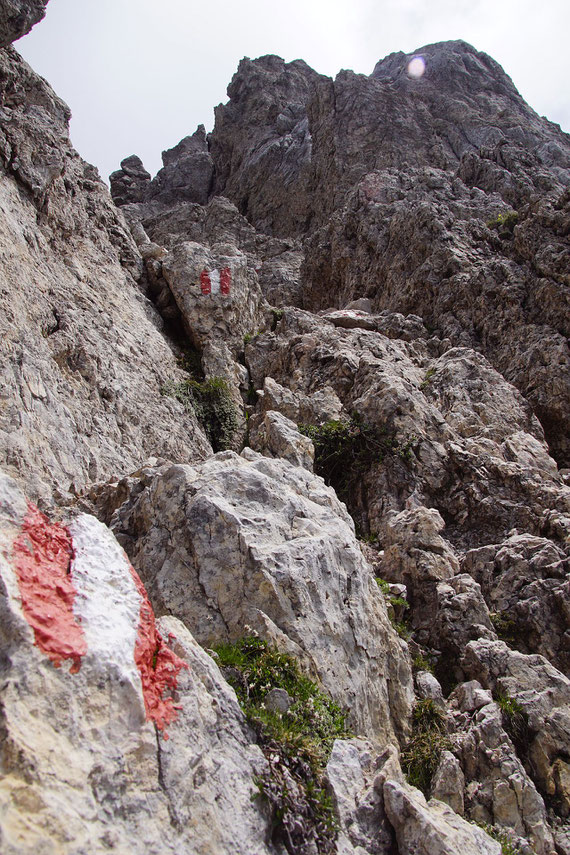 Am Karnischen Höhenweg geht es zurück zur Rattendorfer Schneid