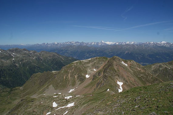 Das Panorama und das Wetter sind gewaltig