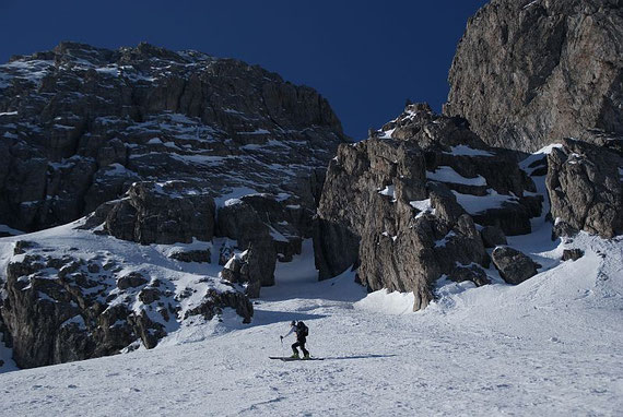 Der "Eingang" zur östlichen Eisklamm