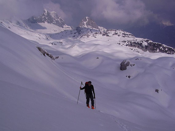 Aufstieg zum "Kaningletscher"