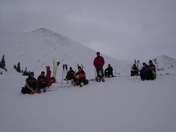 Blick nach Süden auf den Goldkogel (2080m)