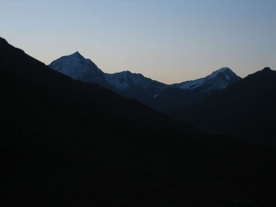 Blick von der Hütte nach Osten