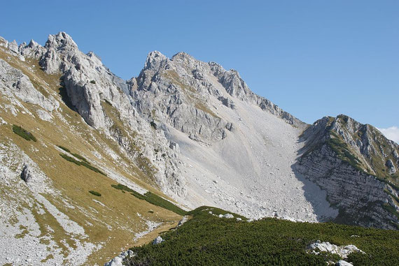 Der Weiterweg durch das weite Kar