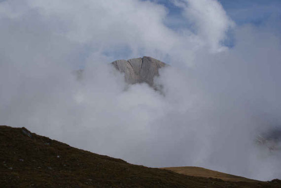 Am 26.9.2009 lässt sich das herrliche Panorama leider nur zwischendurch erahnen