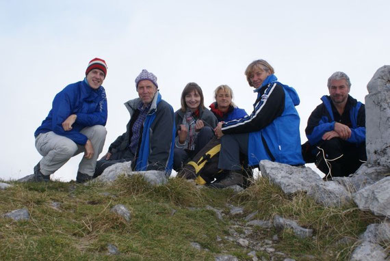 Ein Gipfelgruppenfoto 2008