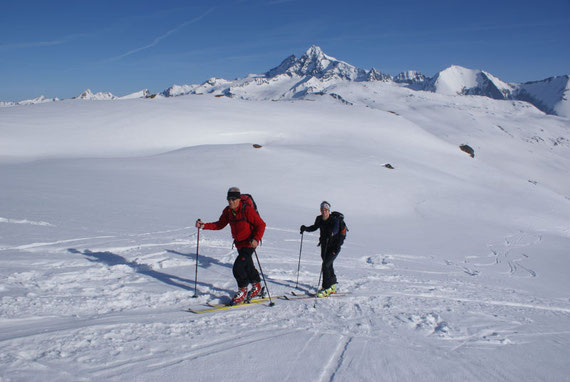 Der Glockner im Rücken, welch grandioser Aufstieg!